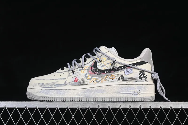All categories Nk Air Force 1 Air Force series Nk Air Force 1 Low Air Force low top Nike Air Force 1'07 Low "Unbridled Steed" Hand-painted graffiti Unbridled Air Force One low-top casual sneakers FB1839-313